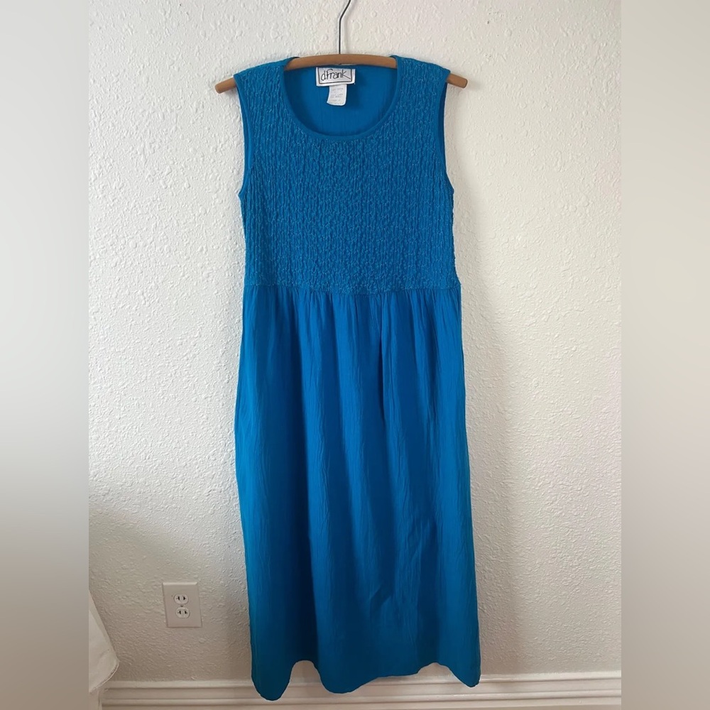 Vintage Cotton Maxi Dress + Cropped Jacket